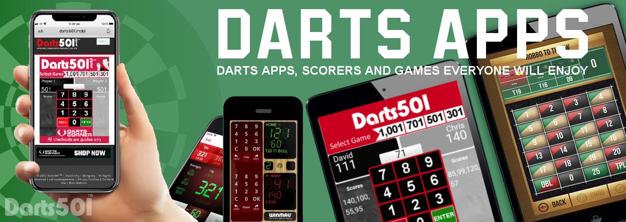 Darts Apps, scorers, games review