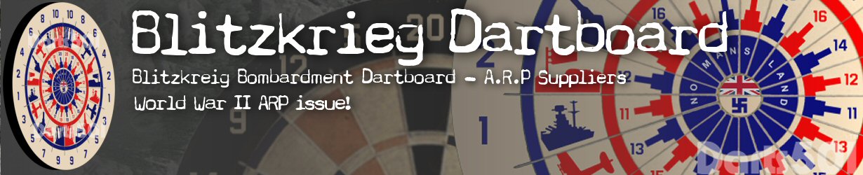 Blitzkrieg Dartboard Banner - Darts501