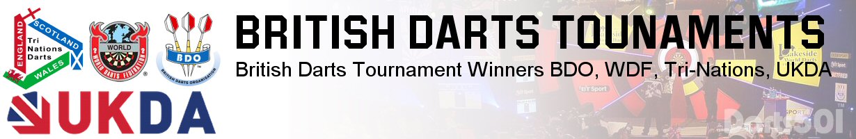 British Darts Tournaments - BDO, WDF,Tri-Nations,UKDA