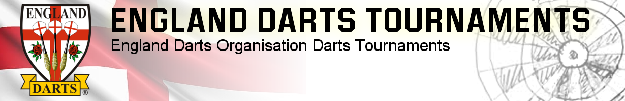 EDO England Darts Tournaments Banner