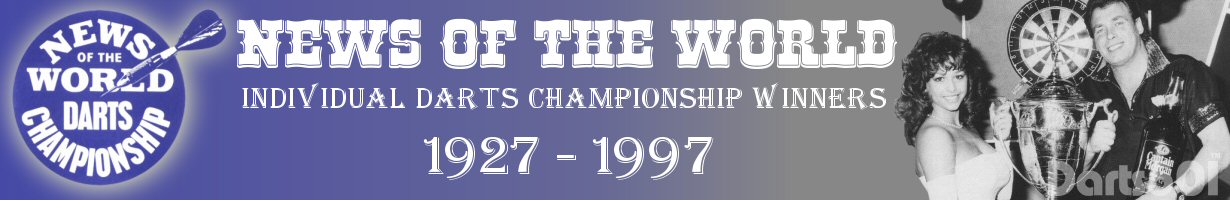 News of the Wrld Individual Darts Championship - banner