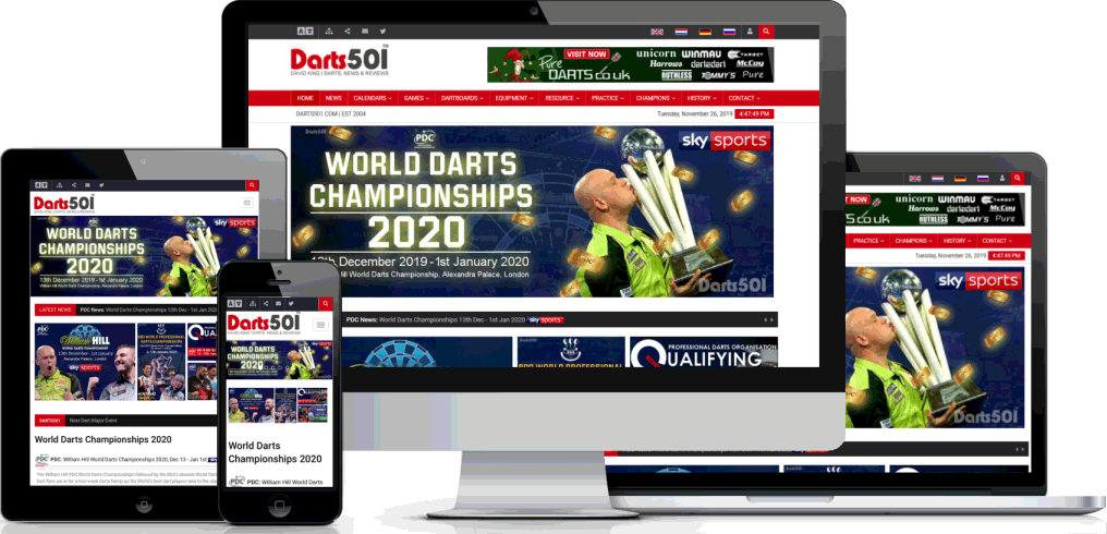 Darts501 - advertising display