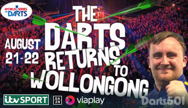 PDC WorldSeries - Australian Darts Masters Aug 21-22 2026