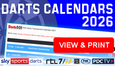 PDC Darts Calendar 2026