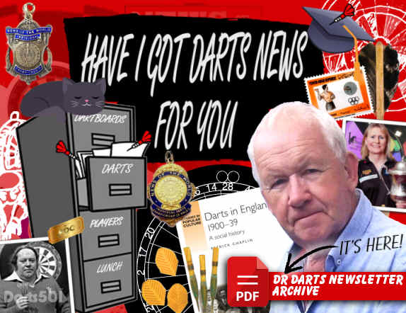 DR Darts: Patrick Chaplin Newsletter Archive comes to Darts501.com