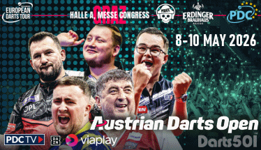 PDC Austrian Darts Open, May 8-10, 2026