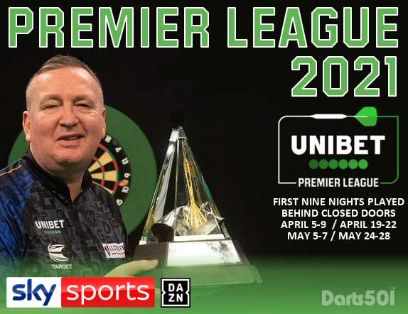 Premier League Darts 2021 - Players, Table, Results, Winners