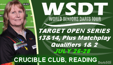 World Senior Darts Tour, Series,, Open and Qualifiers