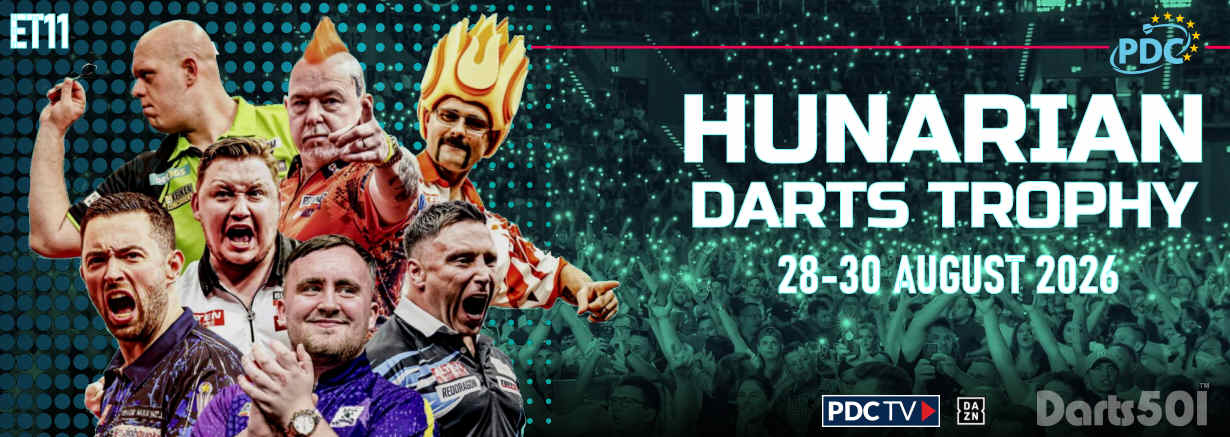 PDC European Darts Tour ET11 - Hungarian Darts Trophy Aug 28-20
