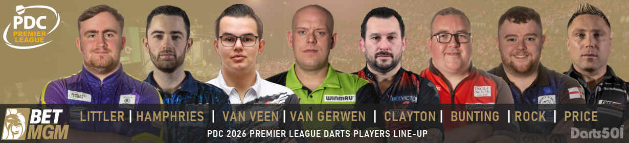 PDC BetMGM Premier League Players 2026