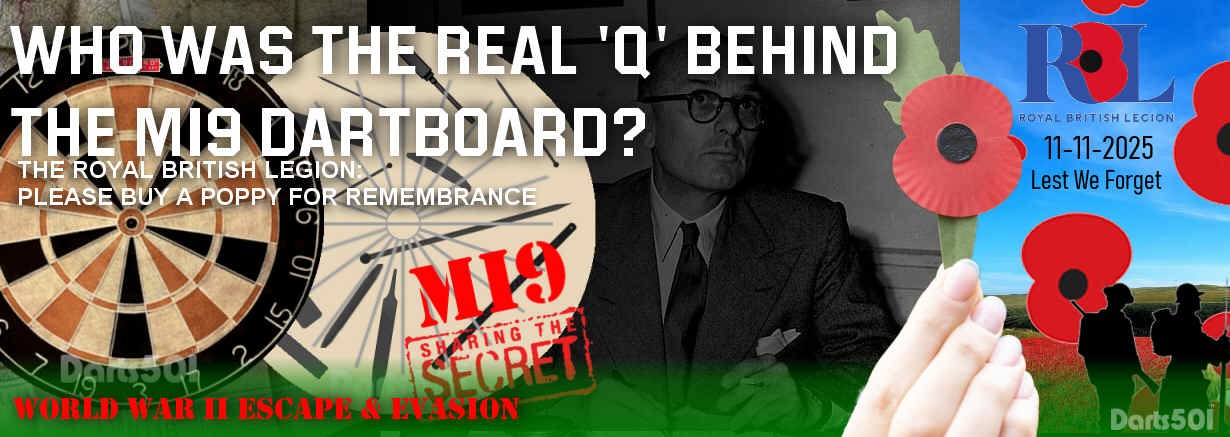 MI9 Dartboard Gillboard - The Real Q / the Blitzkrieg and Propaganda Boards